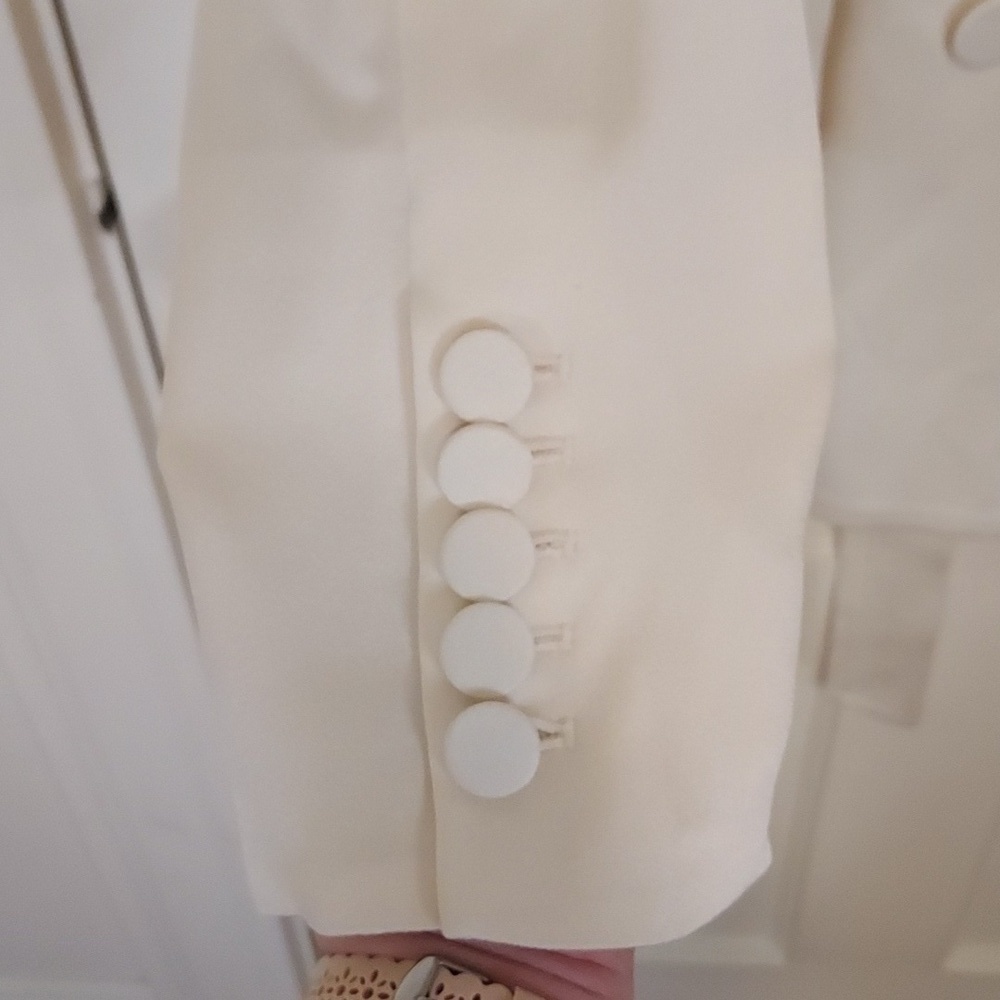 Veronica Beard Eiza Belted Jacket Winter White - Picture 12 of 12